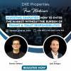 Webinar on Using Data to Identify Real Estate Investment Opportunities
