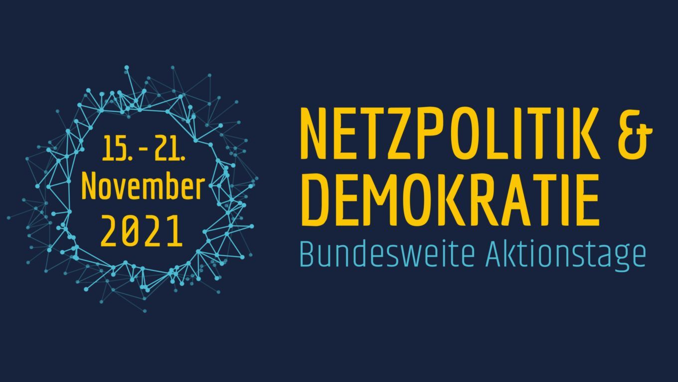 Bundesweite Aktionstage für Netzpolitik & Demokratie