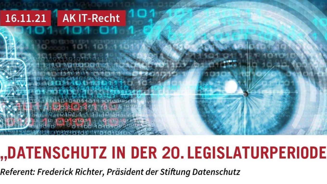 Online-Seminar: "Datenschutz in der 20. Legislaturperiode"